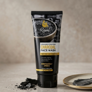 RUMI Charcoal & Collagen Hydrating Face Wash