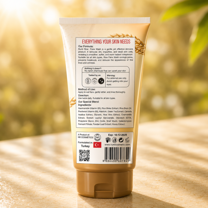RUMI Rice Face Wash